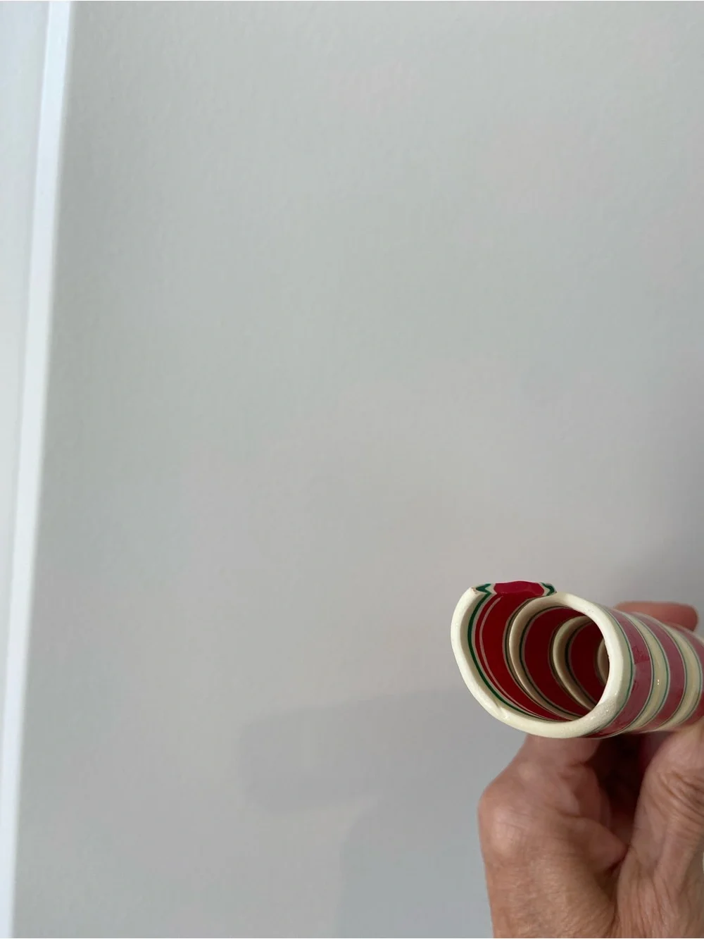 2 mismatched christmas holiday ornaments